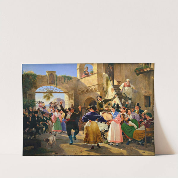 Romans Gathered for Merriment at an Osteria by Wilhelm Marstrand