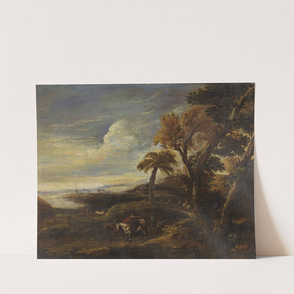 Romantic Landscape by Manner Of Giuseppe Zais