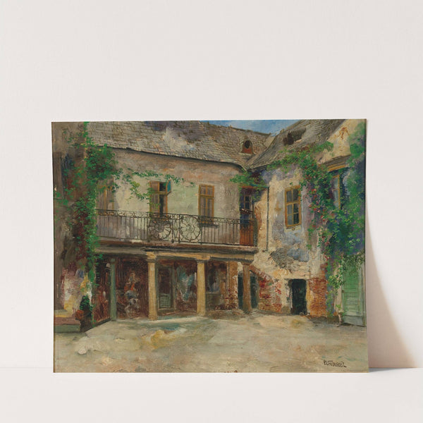 Romantischer Innenhof in der Wachau by Paul Unbereit