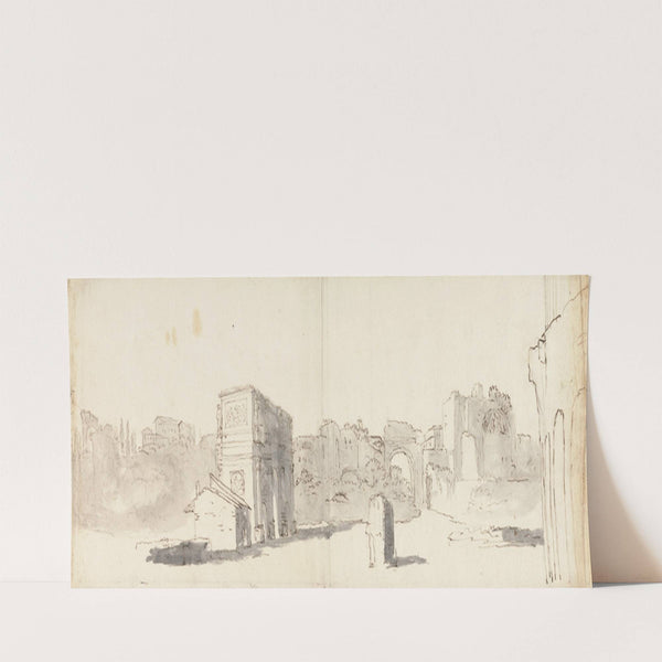 Rome, A View of the Arch of Constantine with Other Ruins by James Barry