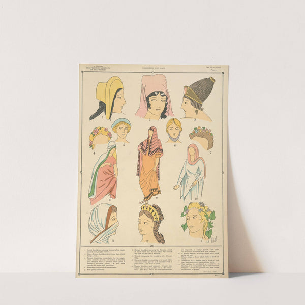 Rome - Headdresses and hats by Paul Louis de Giafferri