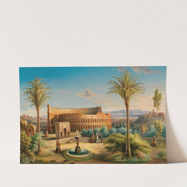 Rome, in front of the Colosseum by Wilhelm Kandler