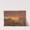 Rome, Rooftops at Sunset (1868–69) by Frederic Edwin Church