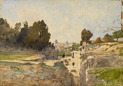 Rome vue du Palatin (1866)