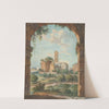 Rome with Ruins seen Through an Archway by Willey Reveley