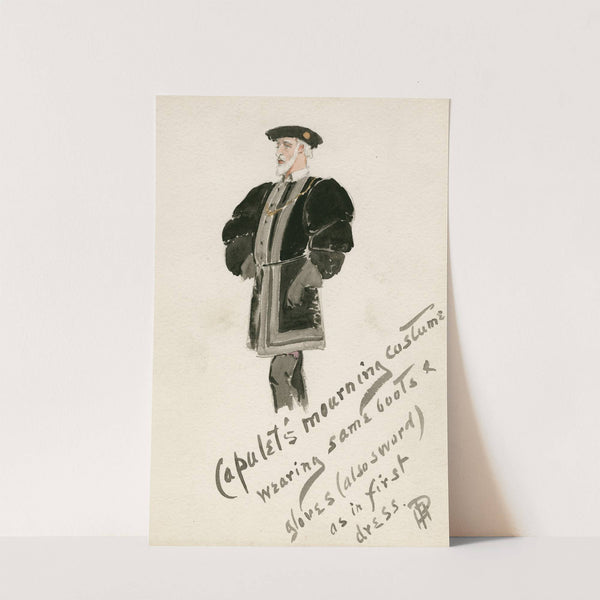 Romeo and Juliet; Capulet’s mourning costume by Percy Anderson