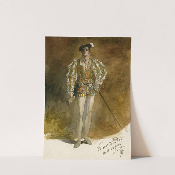 Romeo and Juliet; Friend to Paris in masque scene by Percy Anderson