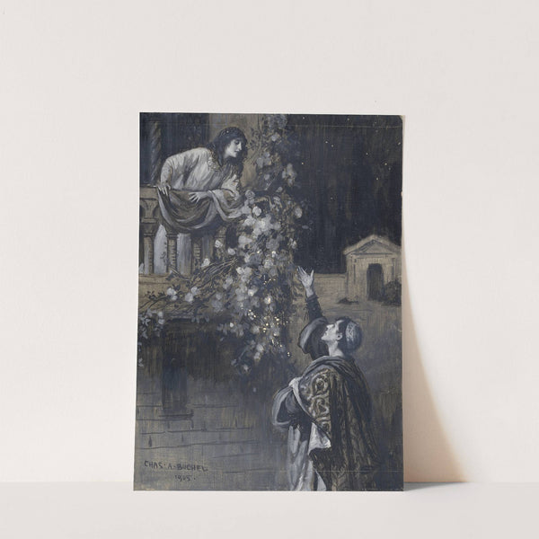 Romeo and Juliet, II, 2, at the Imperial Theatre, ‘Parting is such sweet sorrow,’ (1905) by Charles A. Buchel