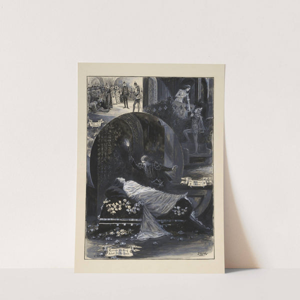 Romeo and Juliet, three scenes; Death of Tybalt ; The balcony scene ; Romeo finding Juliet in the tomb by Samuel Begg