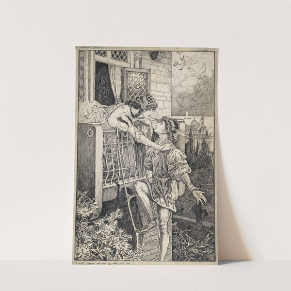 Romeo & Juliet. I must begone and live, or stay and die (1917-1918) by Louis Rhead