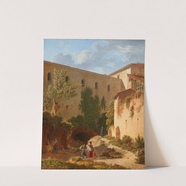 Römische Bauten mit Ansicht der Cloaca Maxima by Leo Von Klenze