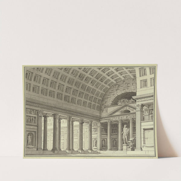 Römischer Tempel mit einer Apollostatue by Giorgio Fuentes