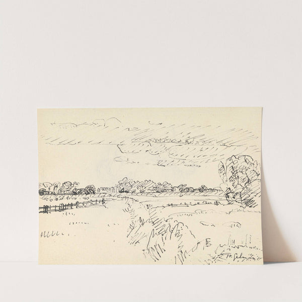 Romney Marsh. by Harold Gilman