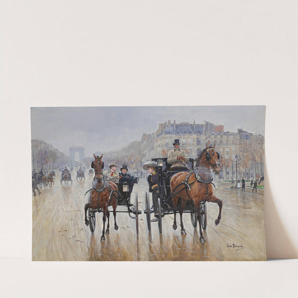 Rond-point des Champs-Élysées by Jean Béraud
