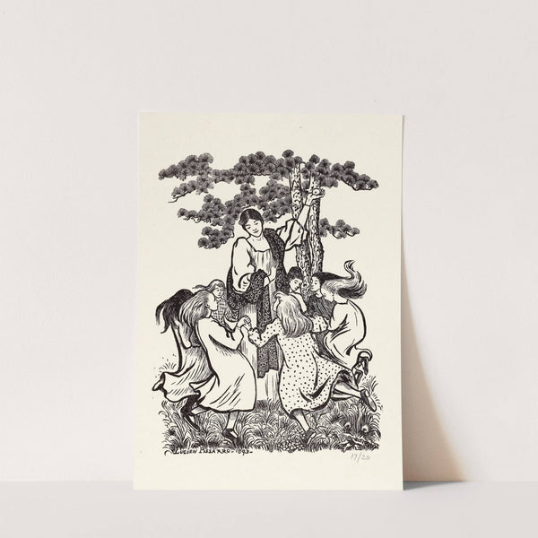 Rondedans (1893) by Lucien Pissarro