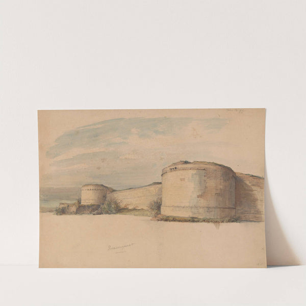 Rondelen Haat en Nijd en De Vijf Koppen aan de Zwanengracht te Maastricht by Alexander Schaepkens