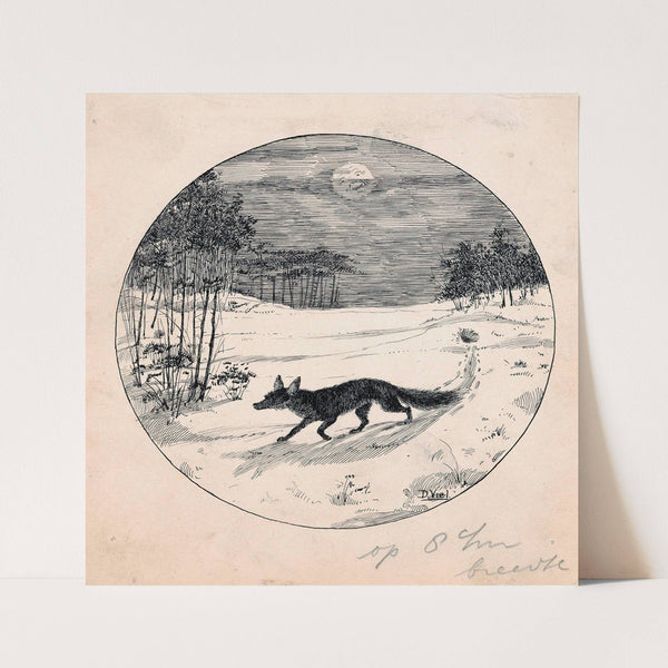 Rood-Reintje de vos sluipt over de hei (1924) by D. Viel