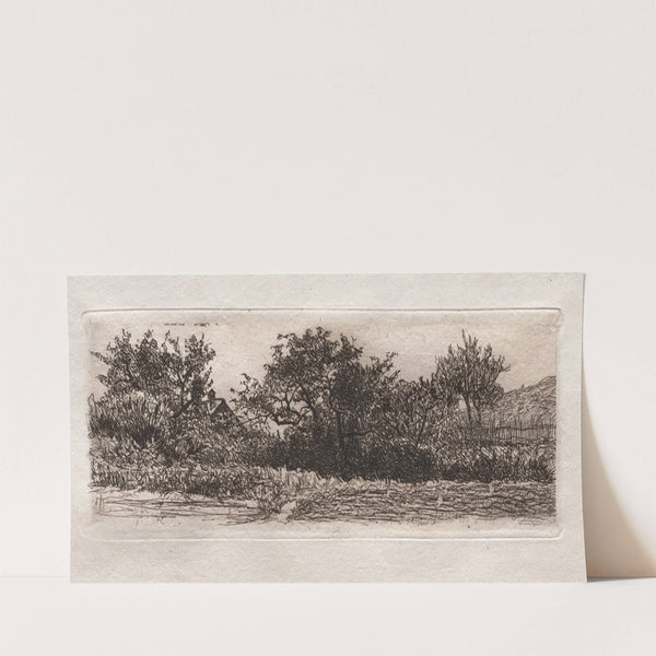 Roofs and Trees (1879) by Otto Henry Bacher