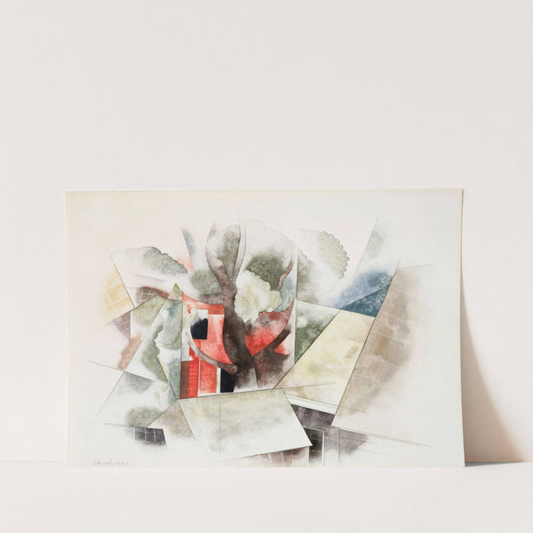 Rooftops and Fantasy (1918) by Charles Demuth