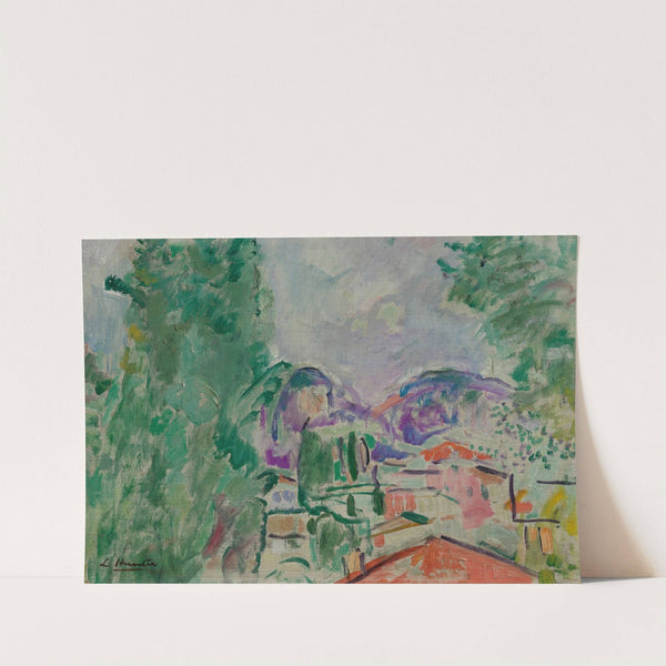 Rooftops, South of France by George Leslie Hunter