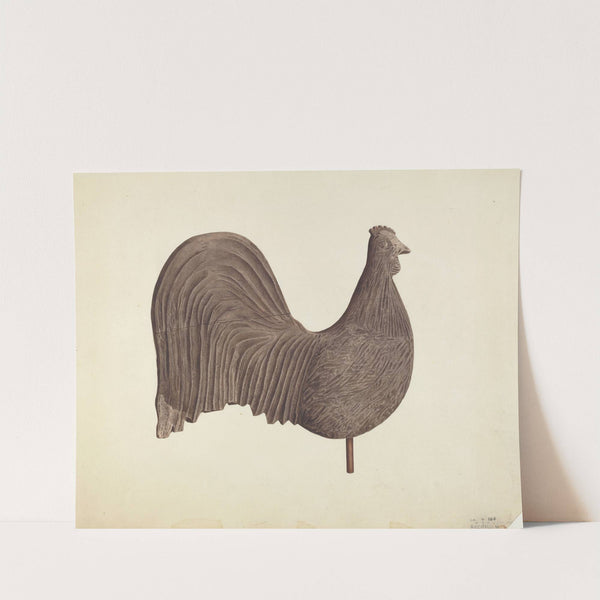 Rooster Weather Vane (probably 1940) by Michael Riccitelli