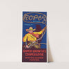 Roper Brand Produce Label (1930s)