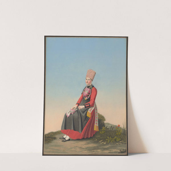 Rosalie Verulla, Boulangère à Fribourg (1825-1830) by Jean Emmanuel Locher