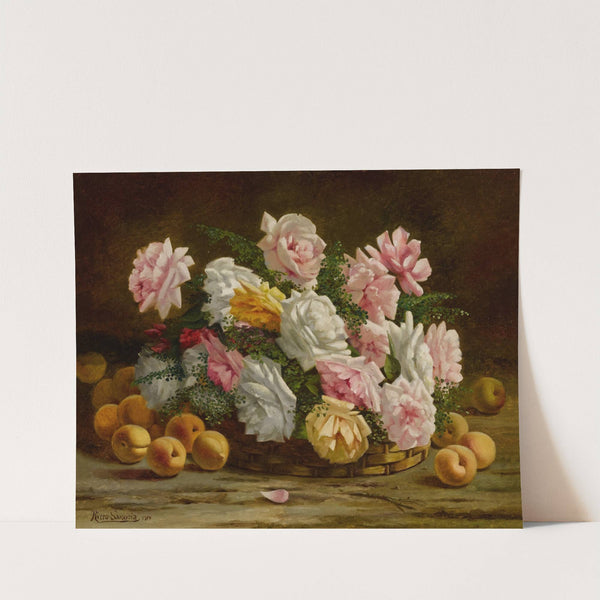 Rosas y duraznos by Carlos Rivero Sanabria