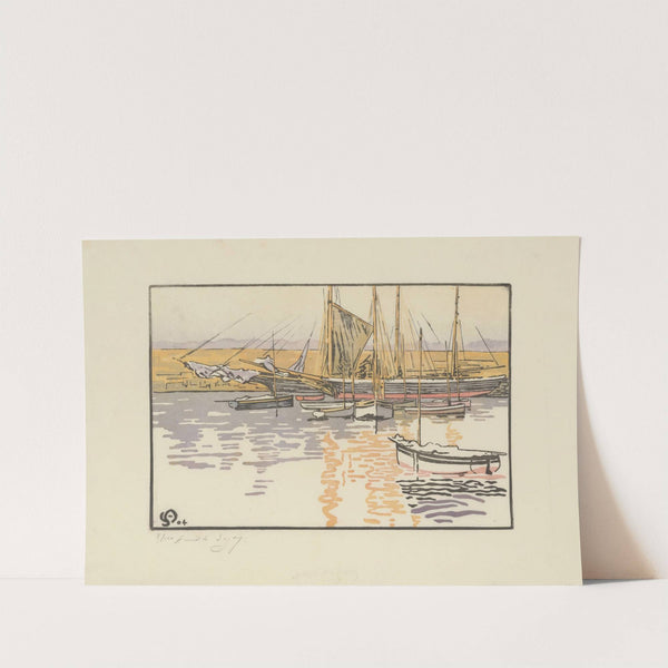 Roscoff, Les Goélettes (1904) by Amédée Joyau