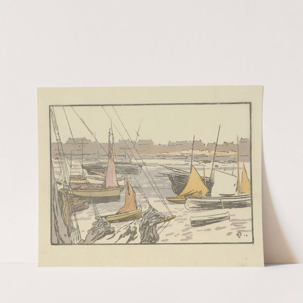 Roscoff, Séchage des voiles (1904) by Amédée Joyau
