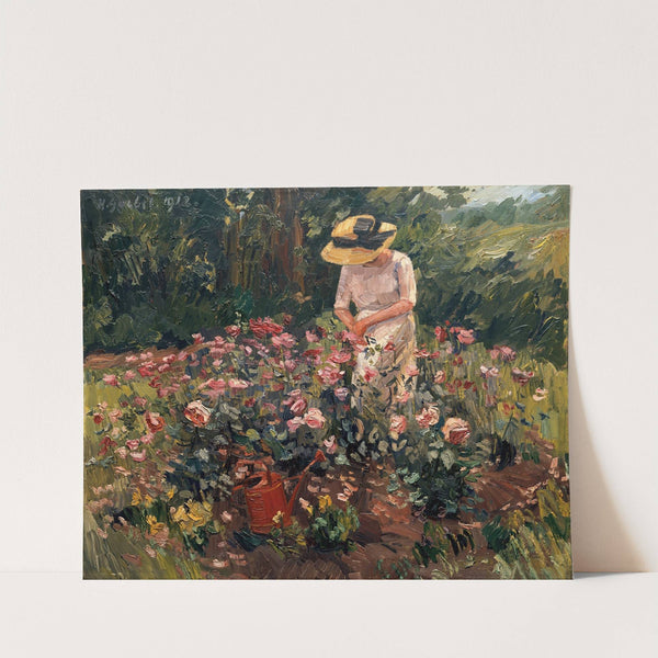 Rose Bed by Hermann Goebel