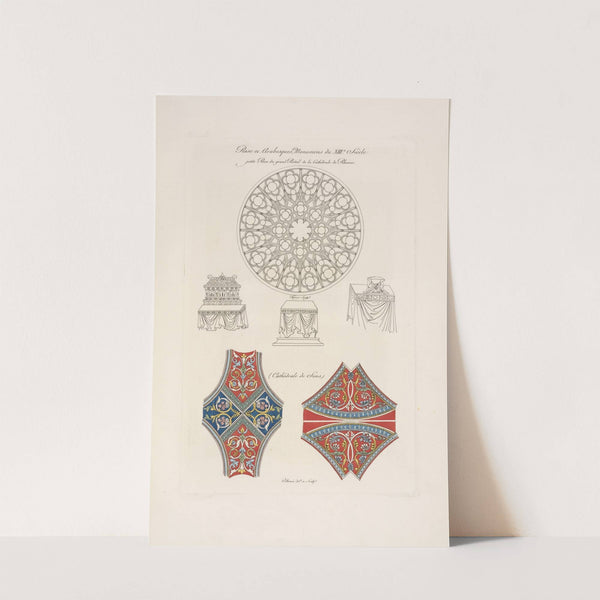 Rose et arabesques, monumens du XIIIe. siècle. (1839) by Nicolas Xavier Willemin