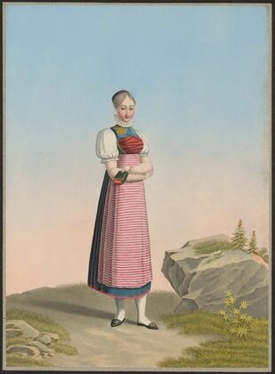 Rose Schleyer, Paysanne du Village de Kybourg, Canton de Zuric (1825-1830) — size preview