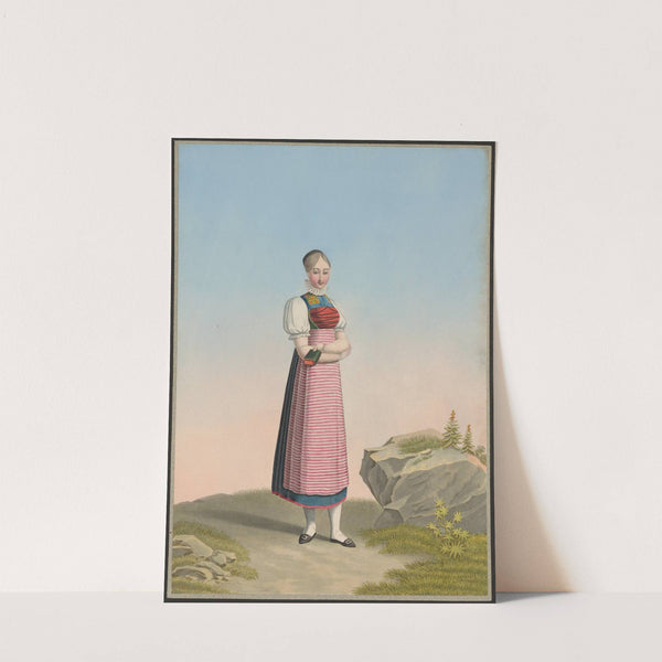 Rose Schleyer, Paysanne du Village de Kybourg, Canton de Zuric (1825-1830) by Jean Emmanuel Locher