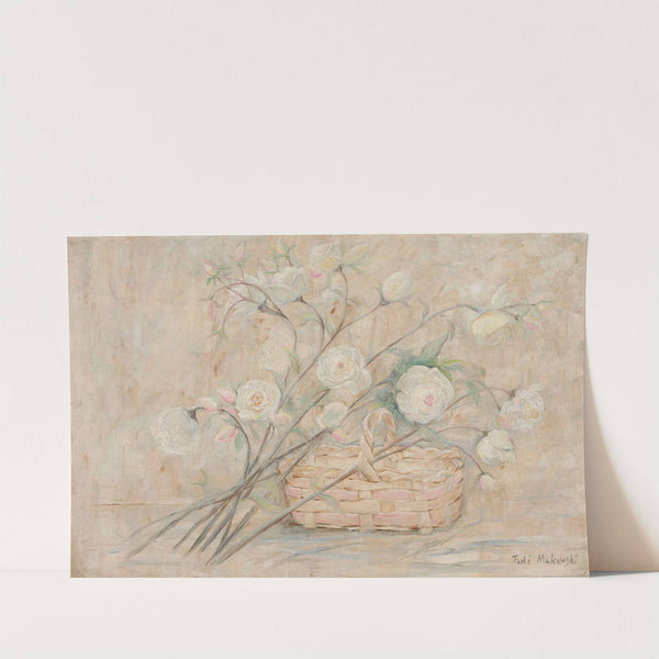 Rose with a basket (1922) by Tadeusz Makowski