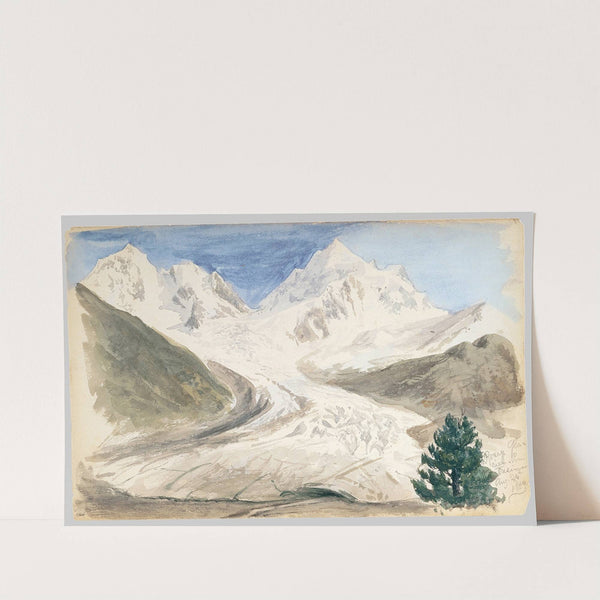 Roseg Glacier, Pontresina (1869) by John Singer Sargent