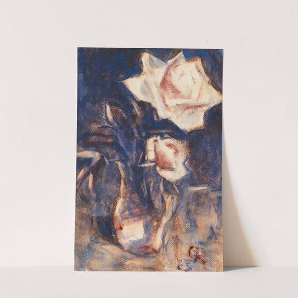 Rosen in einer Vase (1923) by Christian Rohlfs