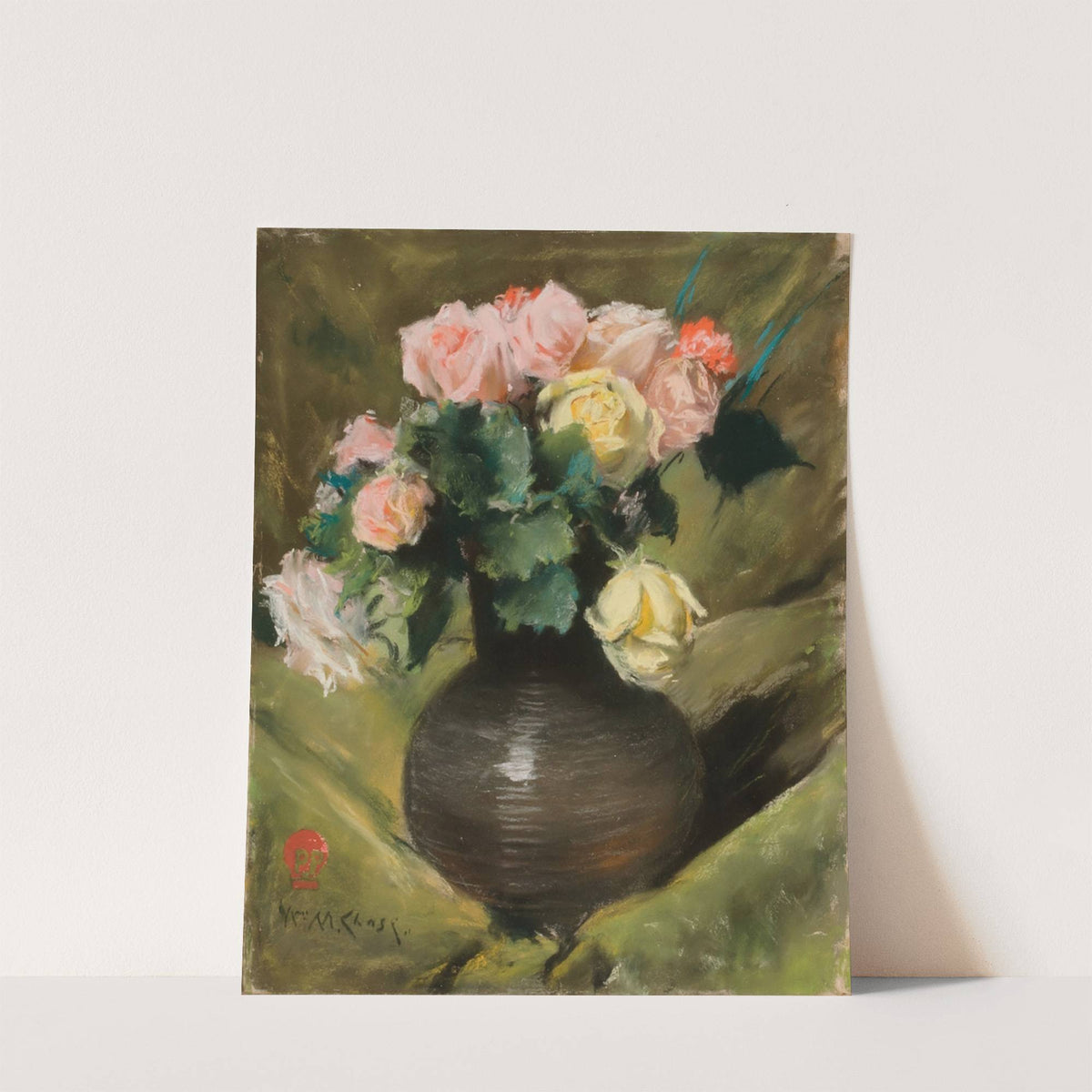 Roses by William Merritt Chase