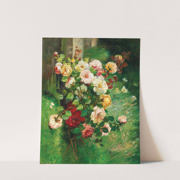 Roses by Eugène Henri Cauchois