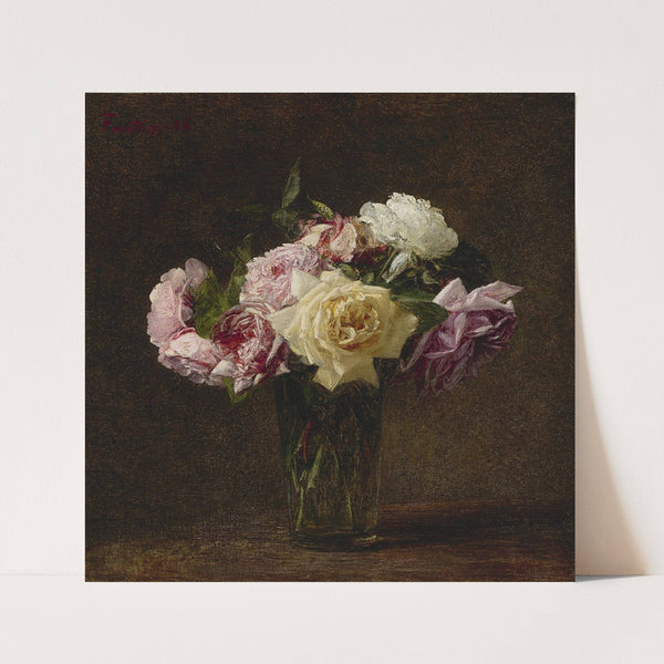 Roses (1886) by Henri Fantin-Latour