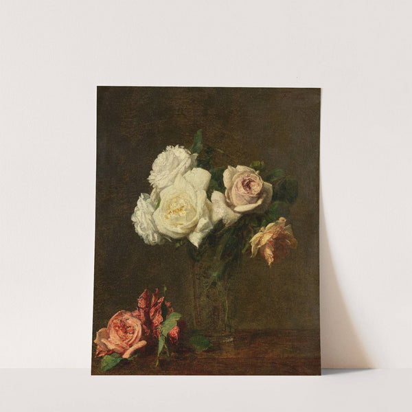 Roses by Henri Fantin-Latour
