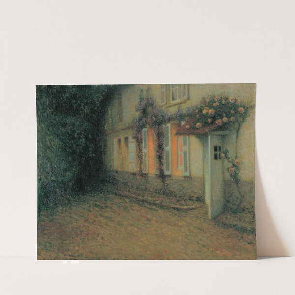 Roses and Wisterias on the House (1907) by Henri Le Sidaner