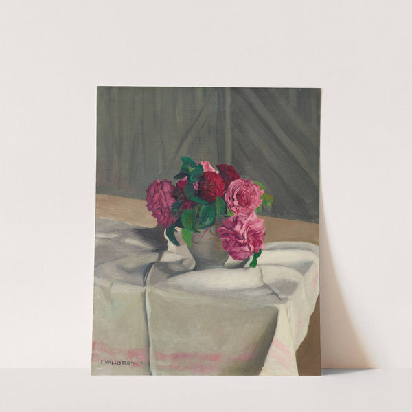 Roses dans un sucrier blanc (1910) by Félix Vallotton