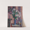 Roses in a Blue Vase (circa 1914-15) by Harold Gilman