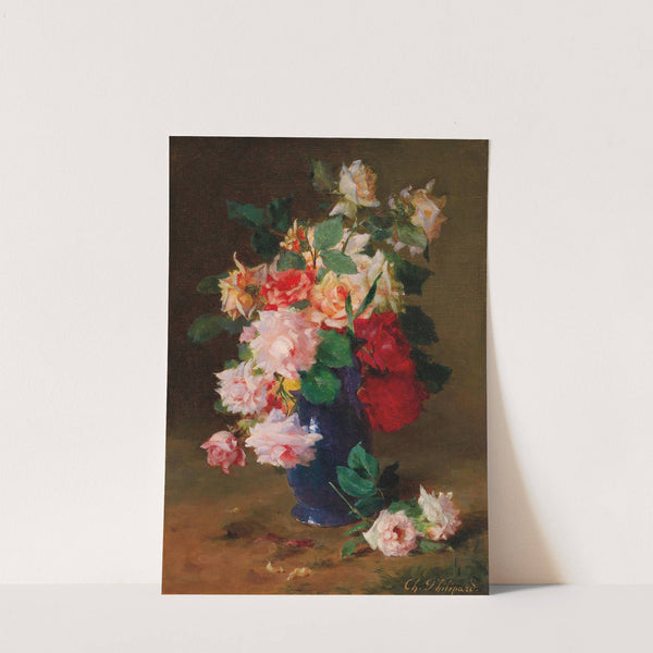 Roses in a Vase by Charles Philipard