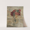 Roses in a vase by Dame Ethel Walker