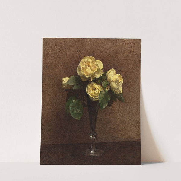 Roses jaunes, Maréchal Niel by Henri Fantin-Latour