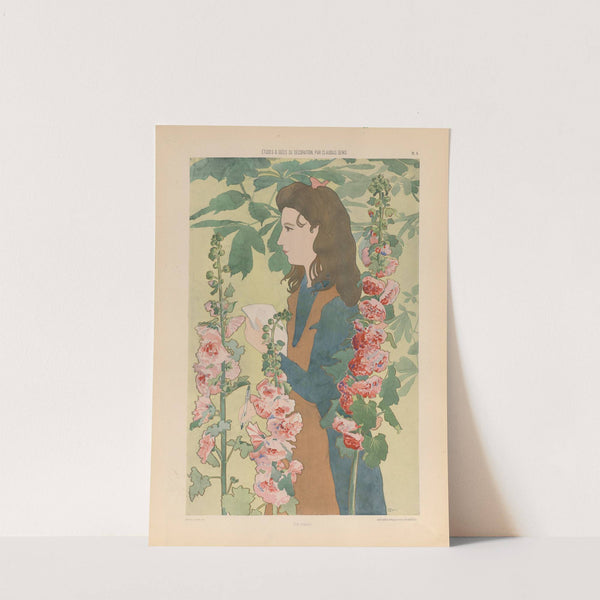 Roses Trémières (1920) by Claudius Denis