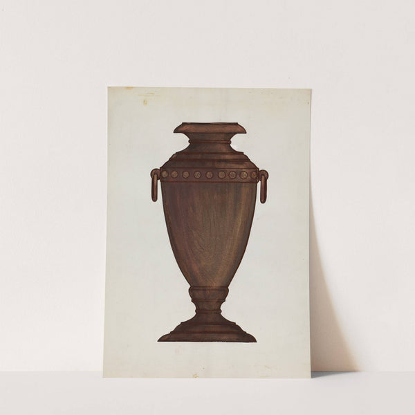 Rosewood Vase by Sebastian Simonet