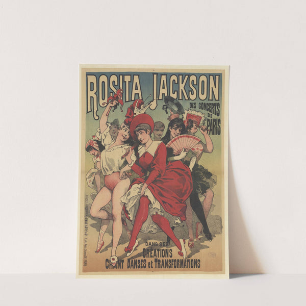 Rosita Jackson des Concerts de Paris (1888) by Imp. Emile Lévy